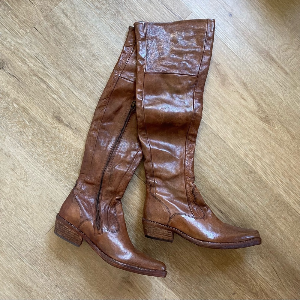 NEW FREE PEOPLE Maggie Over-The-Knee Tailored Boots